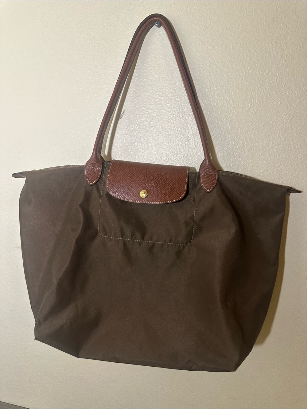 Longchamp Brown Tote médium size